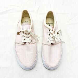 Polo Ralph Lauren Faxon Low Cotton Pink Lace Up Sneakers Size 9